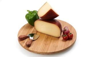 Organic produced Cheese assortment photo