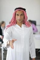 Arabic business man at meeting photo