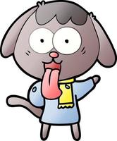 cute cartoon dog vector