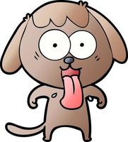 cute cartoon dog vector