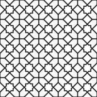 Background with seamless pattern in islamic style vector