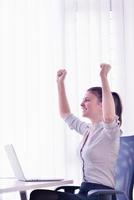 business woman at  office photo