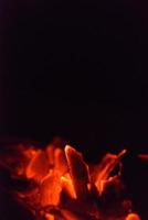 fondo de llama de fuego foto