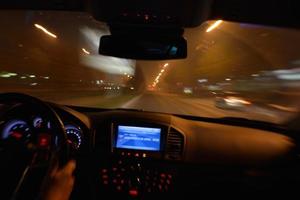 night car driving photo