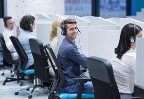 Call center operators photo