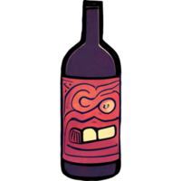 Flasche Wein png