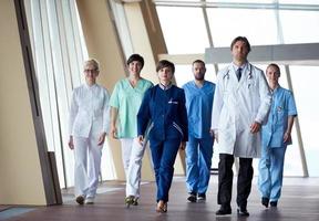 doctors team walking photo