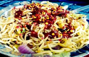 Delicious Indian Chowmin Noodles photo