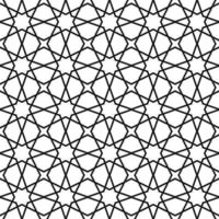 Background with seamless pattern in islamic style vector