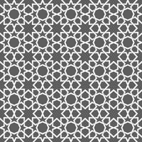 Background with seamless pattern in islamic style vector