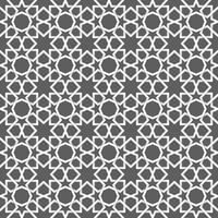 Background with seamless pattern in islamic style vector