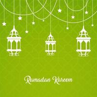 Ramadan Kareem greeting card background vector