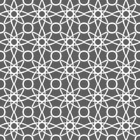Background with seamless pattern in islamic style vector
