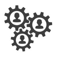 People network icon vector