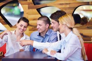 business people in a meeting at office photo