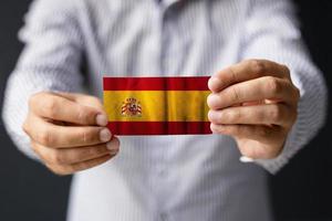 bandera oficial española. foto