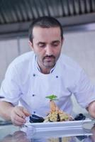 chef preparing food photo