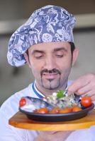 chef preparing food photo