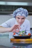 chef preparing food photo