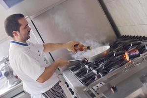 chef preparing food photo