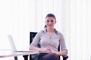 business woman at  office photo