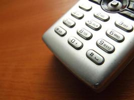 Calculator on table photo