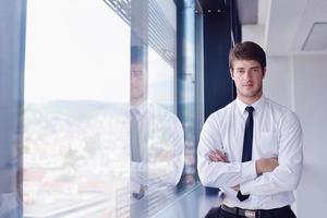 business people in a meeting at office photo