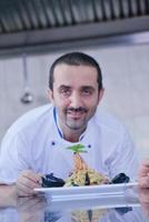 chef preparing food photo