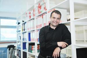 male adult in archive library photo