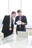 group of business people at meeting photo