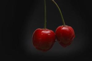 fresh cherry view photo