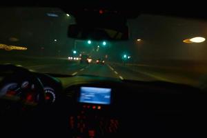 night car driving photo