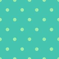 Festive Green Polka Dot Seamless Pattern, Colorful Cute Background, Wrapping Paper and Texture, Vector EPS Design.