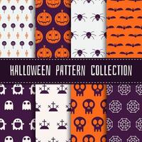 Halloween Seamless Pattern Collection vector