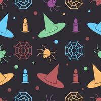 Halloween Seamless Pattern vector