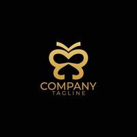 butterfly logo design and premium vector templates