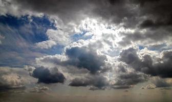 Cloudy sky view photo