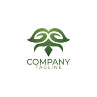 unique leaf logo design and premium vector templates