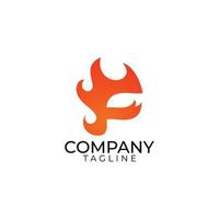 f fire logo design and premium vector templates