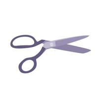 Scissors Flat Illustration. Clean Icon Design Element on Isolated White Background vector