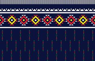 Geometric ethnic oriental ikat seamless pattern traditional Design for background,carpet,wallpaper,clothing,wrapping,batik,fabric,vector illustration. embroidery style. vector