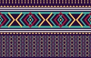 Geometric ethnic oriental ikat seamless pattern traditional Design for background,carpet,wallpaper,clothing,wrapping,batik,fabric,vector illustration. embroidery style. vector