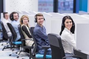 Call center operators photo