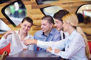 business people in a meeting at office photo