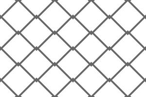 Fence and net seamless pattern background. Vector illustration isolated on white background