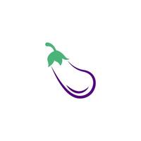 Eggplant icon logo design illustration vector