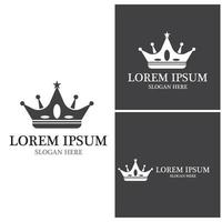 Crown Logo Template vector icon