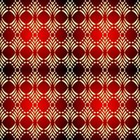 Pattern golden and red vector