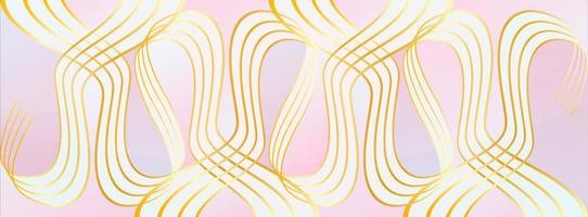 Golden lines with Soft color vector