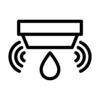 Flood Sensor Icon Design vector